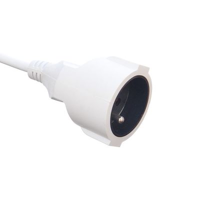 16A Stecker-Stromkabel für Haushaltsgeräte EU 2 Stangen Steckdose Sauerstofffreies Bared Stranded Kupfer und wasserdichtes Stromkabel