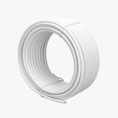 Europäische Norm 2/3 Kern geschütztes Stromkabel 1.8M Länge Flexible PVC Metalldraht Weiß Temperaturbereich -40 °C bis 90 °C