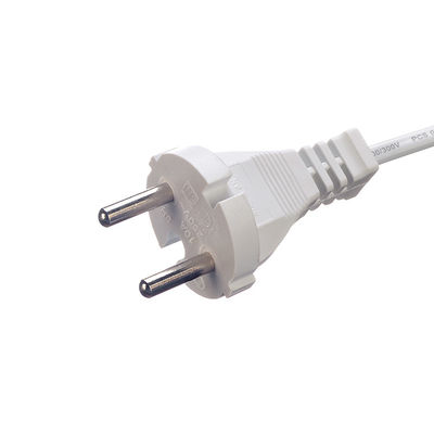 Desktop Computer H05vv Kabel Mit Schukostecker SNI Zertifiziertes AC-Stromkabel 2 Pins Eu 1,5 m mit Gummi Jacket Material
