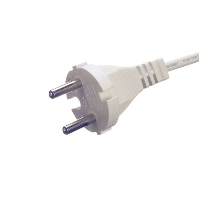 Desktop Computer H05vv Kabel Mit Schukostecker SNI Zertifiziertes AC-Stromkabel 2 Pins Eu 1,5 m mit Gummi Jacket Material