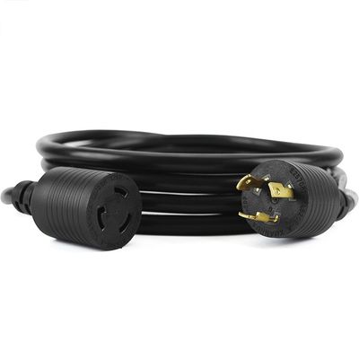 Generatorkabel 20A 125V 10FT ETL L5-20P bis L5-20R Verriegelungsschnur SJTW 10AWG 3-Stift-USB-Typ-C-Ports 0