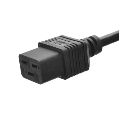 Handelsüblicher Wechselstromanschluss IEC60320 C19 Stecker 3-Pin-Leitung Blei-Streifen Draht Stromkabel UK BS Standard 3-Ping-Versorgung IEC Kabel