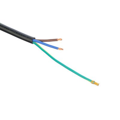 16A IEC 60320 C13 Clover Connector Schwarz Italien Standard H05VV-F 3x0.75MM2 Verlängerungskabel Erdung Standard Erdung