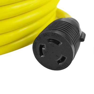 30Amp 3750 Watt 25 Fuß Schwerlast NEMA L6-30P/6-30R 3 Spitze 10 Gauge Generator Verriegelung Verlängerungsseil mit Draht Organisator