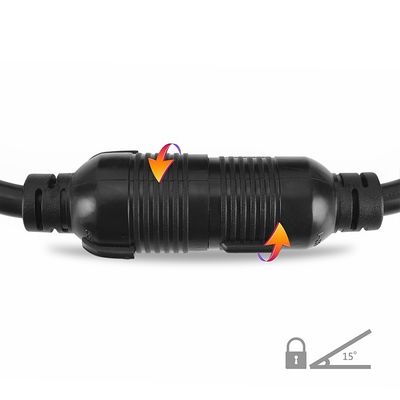 30Amp 3750 Watt 25 Fuß Schwerlast NEMA L6-30P/6-30R 3 Spitze 10 Gauge Generator Verriegelung Verlängerungsseil mit Draht Organisator
