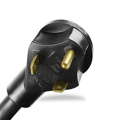 30Amp Heavy Duty RV Extension Cord 10 AWG ETL 50ft TT-30P bis TT-30R mit LED-Anzeiger und einfaches Entkoppeln