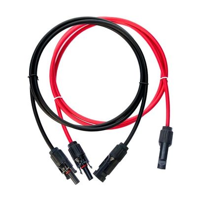 XLPO Isolation 3M Gleichstrom-Solarverlängerungskabel 1X4mm2 mit PV004 männlichen und weiblichen Photovoltaik-Branchverbindern 40 P Kupferleiter