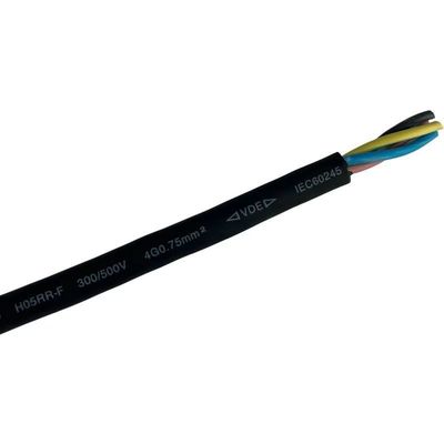 Langlebige Leistung Mehrkern Kupferdraht Stromkabel 2/3/4/5/6 Kern PVC-Gummi-Kabel 10A 250V