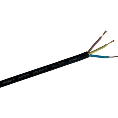 Langlebige Leistung Mehrkern Kupferdraht Stromkabel 2/3/4/5/6 Kern PVC-Gummi-Kabel 10A 250V