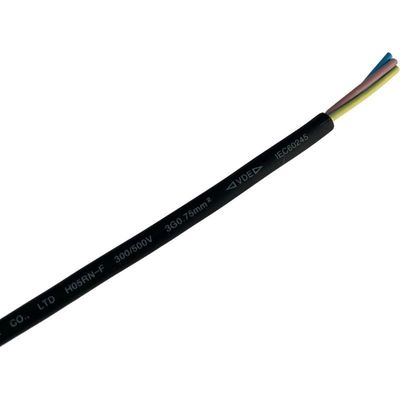 Langlebige Leistung Mehrkern Kupferdraht Stromkabel 2/3/4/5/6 Kern PVC-Gummi-Kabel 10A 250V