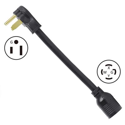 US Stecker Standard NEMA 6-50P Männlich zu NEMA L14-30R Weiblich Schweißer Stecker Adapter 250V Verlängerungskabel mit 3-Stick-verriegelter Steckdose