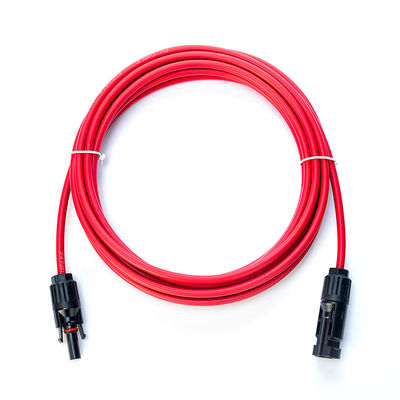 1x4mm2 XLPO XLPE Photovoltaikkabel Stromkabel Verlängerungskabel mit Zinnkoffer und PV004 Stecker TUV zugelassener UV-Schutz