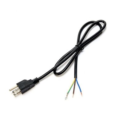 Individuell angepasste ETL 3-Stift-American Power Cord ETL1ft Flat Head Extension Cord PVC Jacket 3X16AWG 7a 125v 2 Stifte Abbildung 8