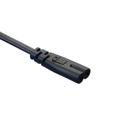 Sauerstofffreier Kupferleiter mit entblößtem Strang Europäischer Standard 2pin Eu Stecker Stromkabel Schwarzer Stecker für Haushaltsgeräte