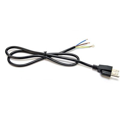 Individuell angepasste ETL 3-Stift-American Power Cord ETL1ft Flat Head Extension Cord PVC Jacket 3X16AWG 7a 125v 2 Stifte Abbildung 8