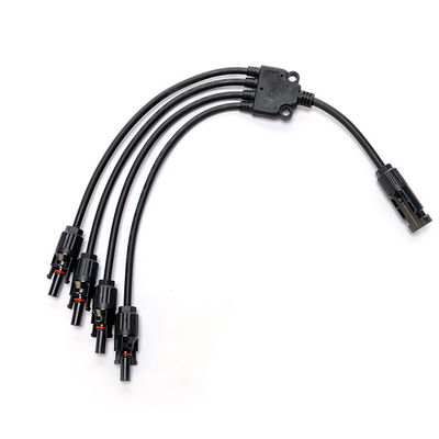 Wasserdichtes männliches und weibliches Steckverbinder Solardrahtstrecker für PV-Kabel 2,5-10 AWG Normalabschnitte 1C X56/0.285MM