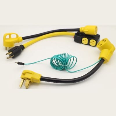 20A Nema 10-30P 14-50 6-50 6-30 14-30 P/R Female Dryer Adapter Cord 30/50 Amp STW 10-AWG Heavy Duty Outlet Plug RV Power Cord