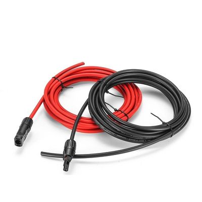 PV-Solarkabel Einkern-PV-Kabel für Solarenergiesysteme Normale Abschnitte 1C X56/0.285MM Länge 100M/1roll Rot Schwarz