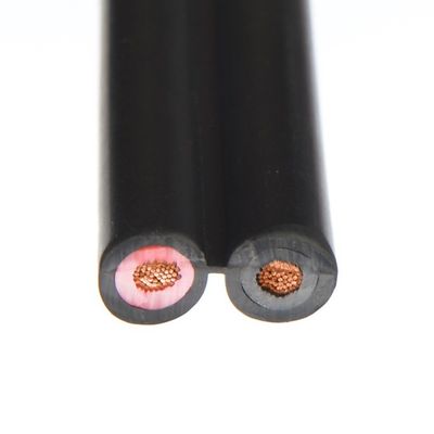 PV-Solarkabel Einkern-PV-Kabel für Solarenergiesysteme Normale Abschnitte 1C X56/0.285MM Länge 100M/1roll Rot Schwarz