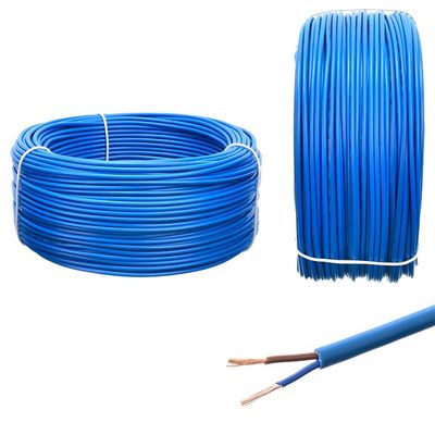 2CX28/0.15MM Blaues RVV/RVVP-Kabel 2*0.75mm Flexibler Kern Zwei-Kerndraht Kupferleiter für PS3 Stromkabel VDE-Standard