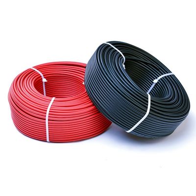 Overhead Customization Specifications Tuv H1z2z2-k Solar Cables 6mm 10mm Solar Wire DC1500V H1Z2Z2-K 10 Sq mm Dc Cable