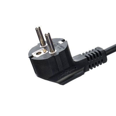 Elektrische Steckdose Schwarzes Kema-keur-Kabel H05vv-f 3 Spitzenverlängerungsseil für Reisekücher mit offenem Ende kundenspezifische Lösung