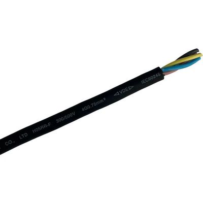 VDE-Standard-Kautschuk-isolierter flexibler 4-Kern-Stromkabel H05RN-F H05RRR-F H07RN-F für Haushaltsgeräte Länge 100M/1 Roll