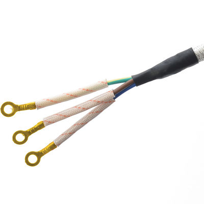 CEE 16A Elektrische Eisen-Baumwollkabel VDE Schwarz-Weiß AC-Stromkabel Dampf Haushaltsgerät H03RT-F 3x42/0.15mm Männliche Endart