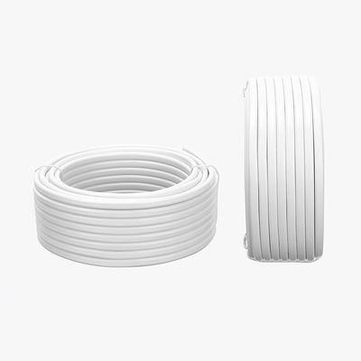 VDE Flat H05VVH2-F 300/500V Flexible 2-Kern Draht Kupferleiter für Haushaltsgeräte Stromkabel in Weiß