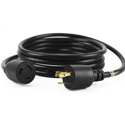 Twist Lock L6-20P 20AMP Stecker an NEMA 6-20R oder 6-15R Behälter ETL aufgeführt 3FT Verlängerungskabel Adapterkabel für Generatoren
