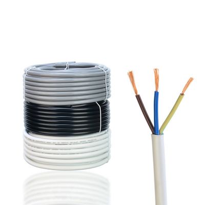 3x0.75 1.0 1.5 mm2 H03vv-f/h05vv-f/h07vv-f SNI/VDE/KC Zertifiziert 3-Phasen-Multi-Core Kupfer-PVC-Stromkabel für Heimverkabelung