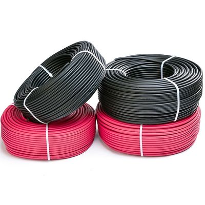 1x4mm2 XLPE Halogenfreie Gleichspannung für PV-Panels TUV zugelassen Klasse 5 Flexible Zinnkopferlänge 100M/1 Roll