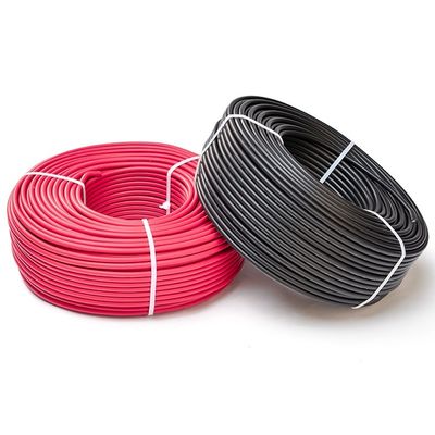 6 mm2 Zinnkopferleiter PV-1 Solarkabel mit EN60754-1/EN60754-2 Halogengehaltstest und TUV-Zulassung