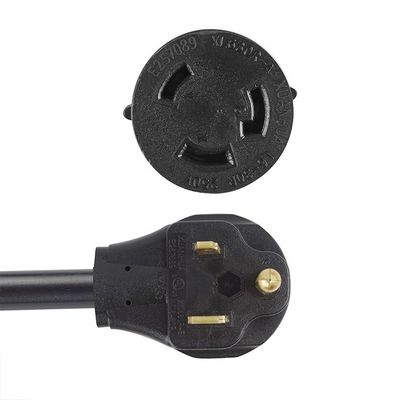 Nennspannung 250V 30Amp Twist Lock 3-Stick Männlich Stecker zu L6-30R 50Amp 3-Stick Weiblich Empfänger Generator RV Stromkabel