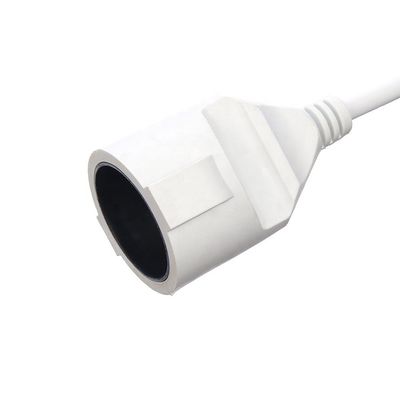 Weiß 2 Pins Haushaltsgeräte Stromversorgungskabel Direkt 1,5 M Länge oder angepasst VDE 10A Stecker Stromkabel Verlängerungskabel