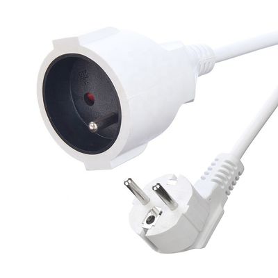 Korea KC Standard 2 Pin Isolation Protection Extension Cord mit Erdungskabeln Spezifikation H05VV-F/H05RN-F 3x0.75-1.5MM2