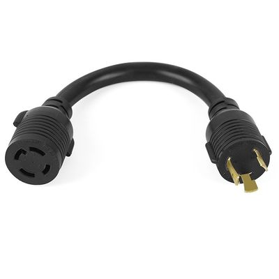 30 Ampere Adapter 4 Spitze zu 3 Spitze Sperre 10 Gauge Schweißer Adapter Schnur ETL NEMA L14-30P Männlich zu NEMA L6-30R Weiblich