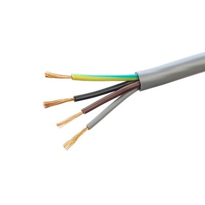 Hausverbesserung Grau H05VV-F 4 Kern 4X0.75mm2 Stromkabel Temperaturbereich -5C bis 70C Flexibel und isoliert