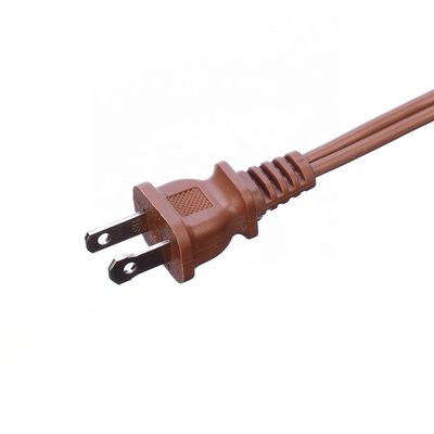 ETL 3 Steckdose Braun Mehrfachsteckdose SPT-2 14 Gauge 6FT 12FT 2 Prong Extension Cord Stromstreifen mit Sicherheitskappe Abdeckung
