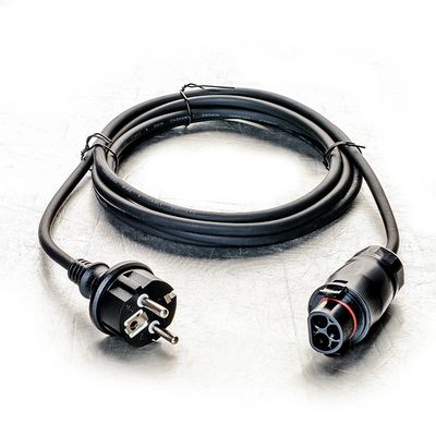 LY BC01 Euro Stecker AC Stromversorgungsadapterkabel für Balkon Solarsystem H07rn-f 2.5*3c Eu 0,75mm 1mm 2 Kern Gummidraht