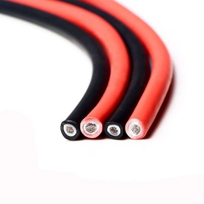 4mm2 Ein- oder Doppelkern XLPO Isolierkabel aus Kupfer-Durchgängersonne für Photovoltaik-Systeme in Rot oder Schwarz