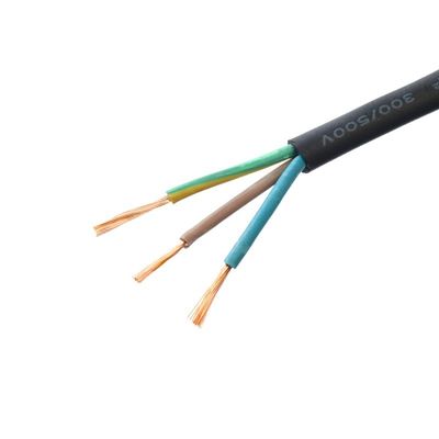 Niedrigspannung KC/ VDE Zertifiziert H05rr f 3x0. 75 mm Quadrat Flexibles Gummiraht Schweißkabel feuerfestes Sicherheitsstromkabel