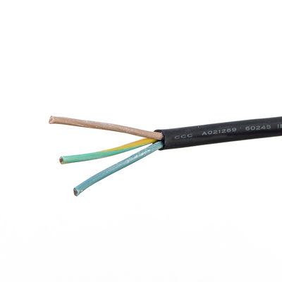 Niedrigspannung KC/ VDE Zertifiziert H05rr f 3x0. 75 mm Quadrat Flexibles Gummiraht Schweißkabel feuerfestes Sicherheitsstromkabel
