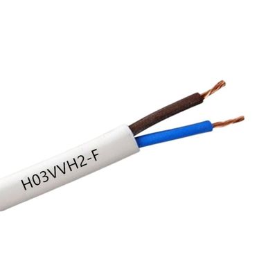 Kleine Elektroinstrumente für den Innenbereich Kupfer PVC-Dämmdraht mit 300/300v H03vvh2 und Kupferleiter