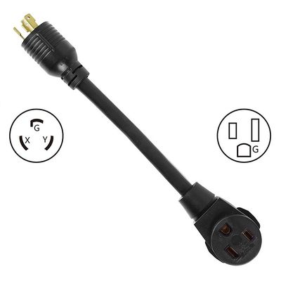 STW 10-AWG 3-Stift weibliches RV-Verlängerungskabel Nema L6-30p bis 6-50r Steckdose Schweißer Adapter Schwerlastkabel 3X8/10/12/14/16AWG
