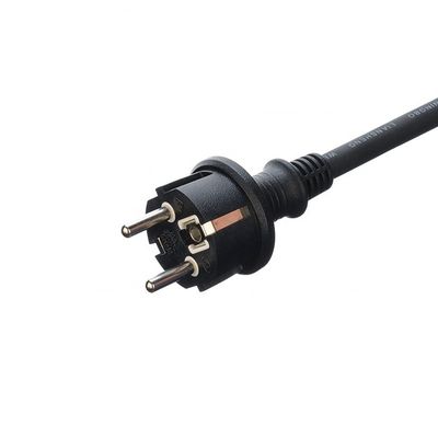 Zertifiziert nach DIN VDE 0620/EN 50075 1990 Isoliertes Gummikabel Euro 16A 3 Stecker H07rn f für Solar PV1-f Kabel 4mm2 6mm2