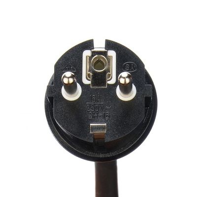 Zertifiziert nach DIN VDE 0620/EN 50075 1990 Isoliertes Gummikabel Euro 16A 3 Stecker H07rn f für Solar PV1-f Kabel 4mm2 6mm2