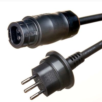 CEE/16 3 Spitze Schuko Stecker Wechselstromverlängerungsseil Schweizer Stecker Kabel H07RN-F 3X1.5MM2 mit BC01 Betteri weiblicher Stecker IP68