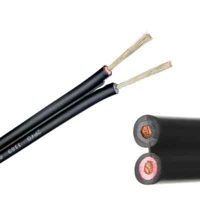 Tuv-zertifiziert 6mm 1000v Doppelisoliert Rot Zwei-Kern 6mm2 Twincore PV-Kabel für Energieverbrauch PVC-Isolierungssteuerungskabel