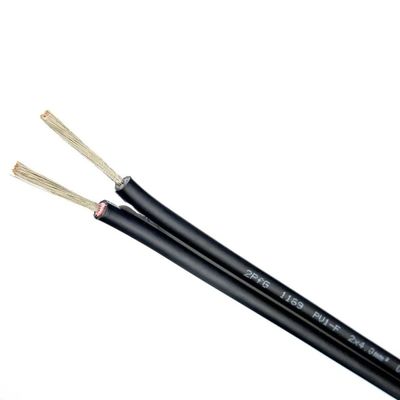Tuv-zertifiziert 6mm 1000v Doppelisoliert Rot Zwei-Kern 6mm2 Twincore PV-Kabel für Energieverbrauch PVC-Isolierungssteuerungskabel